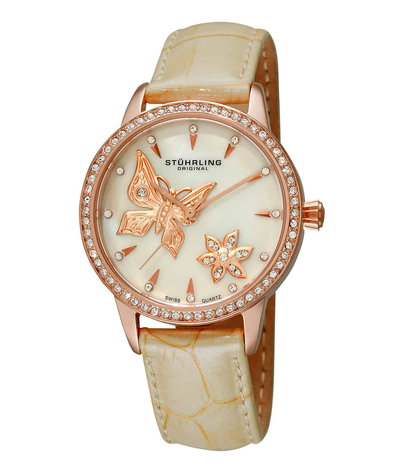 Stührling Verona Mariposa 518 Quartz 34mm Fashion - Image 6